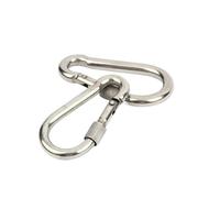 1PC Spring Snap Carabiner M4 M5 M6 M8 M10 304 Stainless Steel Quick Link Lock Ring Hook Shackle Chain Fastener Hook(M4)