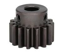 1pc Spur Gear 1.5M-15T/16T Blackening SC45#Carbon Steel Worm Inner Bore 5/6/6.35/7/8/10/12 Mm(5 mm,1.5M15T)