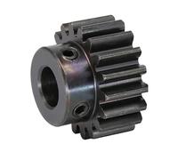 1pc Spur Gear 1.5M-17T/18T Inner Bore 5/6/6.35/8/10/12 Mm Teeth Thickness 12 Blackening Carbon Steel Metal Gears For Transmission(8 mm,1.5M17T)