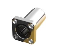 1PC Square Flange Linear Ball Bearing LMK6UU/8/10/12/13/16/20/25/30/35/40/50/60/80/LMK100UU Linear Motion Bearings(LMK30UU/P4)