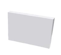 1pc Square PTFE Sheet White Plate Block 0.5 to 30mm Thin Board, PTFE Plate Machining Model Processing(100x100x8mm)