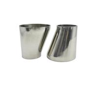 1PC SS304 Stainless Steel 76mm to 57mm Butt Welded Eccentric Reducer Pipe Fittings