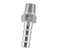 1pc SS304 Stainless Steel Barbed Hose Connector with Thread Adaptor DFE Tail Pipe 1/8~3/4