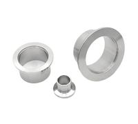 1pc SS304 Stainless Steel Vacuum Fittings Weld Flange Vacuum Flange Joint KF10 KF16 KF25 KF40 KF50 Length 20 30 40 50mm(KF25-30(OD28-ID25))