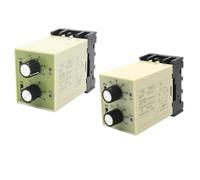 1pc ST3PR Electrical Time Relay Twin Timer Relay With Socket Base(10S)