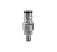 1pc Stainless Steel 1/4" Barb & 1/4"MFL Ball Lock Quick Disconnect - Homebrew Kegging Parts for Beer, CO2 & Liquid Lines(Liquid MFL)