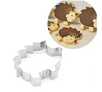 1PC Stainless Steel 3D Hedgehog Cookie Cutter Biscuit Embossing Cake Mould Cute Animal Shape Baking Pastry Decorator Tool