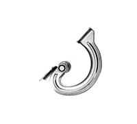 1pc Stainless Steel Adjustable Damping Hinge with Hidden Concealed Torque for Arbitrary Stopping and Positioning(Left)