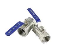 1pc Stainless Steel Ball Valve 1/4" 3/8" 1/2" 3/4" 1" 1-1/4" 1-1/2" Female BSPT Valve with Handle Thread Valves(DN10)