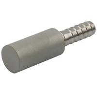 1pc Stainless Steel Diffusion Stone for Home Brewing - Aeration Stone with 1/4" Barb for Beer, Wine, and Soda Making(0.5 Micron)