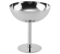 1pc Stainless Steel Ice Cream Bowl Dessert Metal Goblets Mini Metal Ice Cream Cup Stainless Steel Dessert Cup for Salad Ice Cream Fruit Pudding