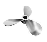 1PC Stainless Steel Impeller Type Three-Blade Stirrer Dispersion Paddle Stirring Paint Ink Emulsion Blade(200mm-hole 16mm)