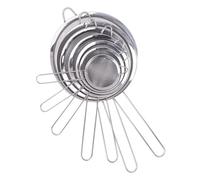 1Pc Stainless Steel Juice SOYA Milk Strainer Sieve Ultra Fine Mesh Oil Grid Fishing Dumplings Household Hotpot Leaky Spoon Sturdy Long Handle