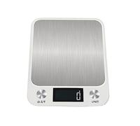 1PC Stainless Steel Kitchen Scale 5kg 10kg 15Kg Weighing Food Coffee Balance Electronic Digital Scales For Cooking Baking(USB white,5Kg)