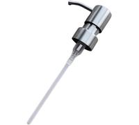 1Pc Stainless Steel Minimalist Style Liquid Soap Dispenser for Bathroom Kitchen, Liquid Hand Soap Dispenser Foam Nozzle Pump Bottle Press Head - Stainless Steel A Countertop Soap Dispensers