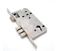 1pc Stainless Steel Mortice Sash Lock for Wooden and Metal Doors - 60 * 85mm Security Deadlock in Khaki Finish