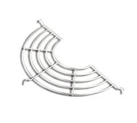 1PC Stainless Steel Oil Drain Frying Rack Semi-Circular Oil Drain Rack Fritters Filter Oil Net Home Baking Cooking Oil Drip Filter(28CM), Cooling Rack Tempura