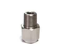 1pc Stainless Steel Oil Pressure Gauge Adapter 1/8NPT Male To M10x1.0 Female Oil Pressure Sensor Adapter CBQZCHWDKT