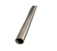 1pc Stainless Steel Round Tube Tubing Metal Pipe Length 100mm 250mm 500mm(Length 250mm,13x1mm 1pc)