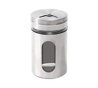 1pc Stainless Steel Seasoning Jar with Glass Liner - Versatile Barbecue Spice Container, Pepper Bottle, Toothpick Holder, and Salt Shaker