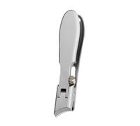 1Pc Stainless Steel Slanted Edge Nail Clipper Splash-Proof Large Opening Nail Clipper Portable Dead Skin Removal Cuticle Trimmer(Silver-1)