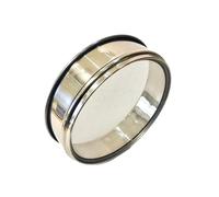 1pc Stainless Steel Standard Test Sieve Dia 20cm, Sampling Flour Sieve with Double-layer Punching Frame(18)