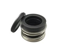 1PC Stationary Ring-Rotary Ring-Secondary Seal MB2/MG12 Use in 12-90mm Mechanical Shaft Seal Single-Coil Spring Water Pump(SiC-CA-NBR,18mm)