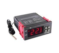 1pc STC-1000 220V Digital LED Temperature Controller Heating Cooling Centigrade Thermostat 2 Relays Output with NTC Sensor Probe 12v(DC 12V)