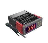 1pc STC1000 LED Digital Temperature Controller AC110-220V Relay Thermoregulator Thermostat with NTC Sensor for Heater Freezer Fridge(DC 12V)