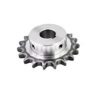 1pc Steel Chain Gear | Industrial chain drive sprocket(12mm (keyway 4mm),21 Teeth)