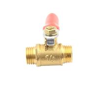 1PC Straight 1/4 Male to Male Pipe Pipe Ball Valve 1/4" Sanitary Shut-Off Ball Valve