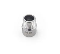 1pc Straight FM 1-1/4" BSP Elbow Butt 304 Stainless Steel Pipe Fittings Suitable Home Piping