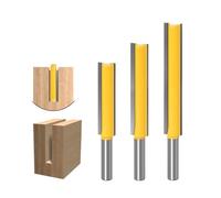 1pc Straight Router Bit 1/2" Dia. X 2"X 2-1/2"X 3" Length - 8mm Shank Woodworking cutter Wood Cutting Tool for Chipboard, Woodworking(8X12.7X63mm)