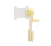 1pc String Winder and 120 Pieces Plastic Floss Bobbins Embroidery Floss Organizer Cross-Stitch Thread Holder Cards