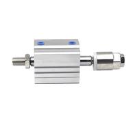 1pc Stroke Adjustable Pneumatic Cylinder High-Precision Piston Aluminum Alloy Thin Cylinder ACQJ20 25 32 50 63X20X30X40X50-20S(Stroke 30-20-S,Bore 20mm)