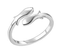 1PC Stylish Adjustable Delicate Wiredrawing Silver Vintage Inspired Stackable Knuckle Ring Indoor Wear for Animal Lovers