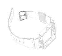 1Pc Stylish Band Transparent Tpu Strap Beautiful Replacement Watch Wrist Band for Comfortable Unique Design for Any Occasion