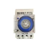 1pc SUL181H 24-Hour Mechanical Timer - 110V-240V, 16A DIN Rail Mount for Home and Office Appliances