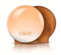1pc Sunrise Wake Up Light Alarm Clock, For Home Room Living Room Office Decor, Mother's Day Spring Season Gift