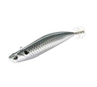 1pc Suqid Lure 110mm 26.7g D-Squid Jigging Pencil Baits With Hook Tip-Run Luminous Leurre Pesca Tackle(003)
