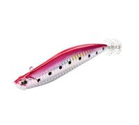 1pc Suqid Lure 110mm 26.7g D-Squid Jigging Pencil Baits With Hook Tip-Run Luminous Leurre Pesca Tackle(002)