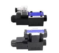 1pc SWH-G02-B2-D24-20 Solenoid Operated Directional Hydraulic Control Valve SWH-G02-B3/C2B/C3B/C4B/C6B/C8B/B2S-R220/AC110/DC12-10/20(SWH-G02-B3S-20,DC24V)