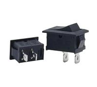 1pc Switch Power Supply RS601 Two-Pin, Two-Gear, All-Black 2P Interface