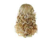 1pc Synthetic Blonde Wigs With Bangs For Women Long Curly Wig Natural Shaggy Haircuts Highlight Dolly Parton Costume Mommy(363)