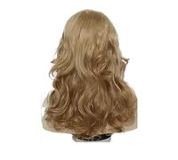 1pc Synthetic Blonde Wigs With Bangs For Women Long Curly Wig Natural Shaggy Haircuts Highlight Dolly Parton Costume Mommy(073)