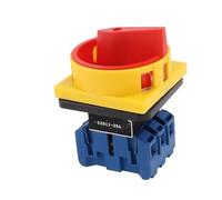 1pc SZD11-25A/32A/40A/63A/80A/100A AC 600V ON/OFF 2 Positions 3 Phase Rotary Cam Changeover Switch(40A)