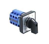 1pc SZW26/LW26-20/0-6.3 LW28 LW39B 3 Phase 7 Positions 20A 660V Motor Universal Transfer Cam Selector Switch 64/48 mm(0-6.3 64X64mm)