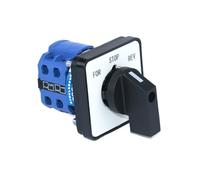 1pc SZW26/LW26-20 20A 2 Phase 8 Terminals Forward Reverse 3-Way Universal Cam Transfer Switch LW28 48/64mm Panel Mount(D202.2 64X64mm)