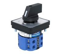 1pc SZW26/LW26-20 20A 64X64 Mm 48X48 Mm 0-1-2-3 Two Pole Four Position Power Knob Selection Universal Changeover Cam(0-3.2 48X48mm)