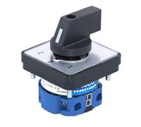 1pc SZW26/LW26-20 20A 660V 1-0-2 One Phase Terminals 64X64 48X48 Panel Transfer Rotary Universal Changeover Cam Switch(D101.1 1 0 2 64X64mm)